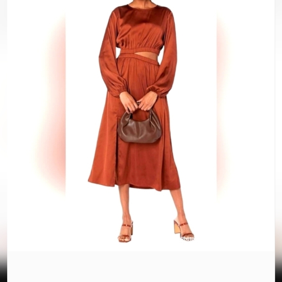 Chic Copper  Dress By The Drop - Picture 2 of 6